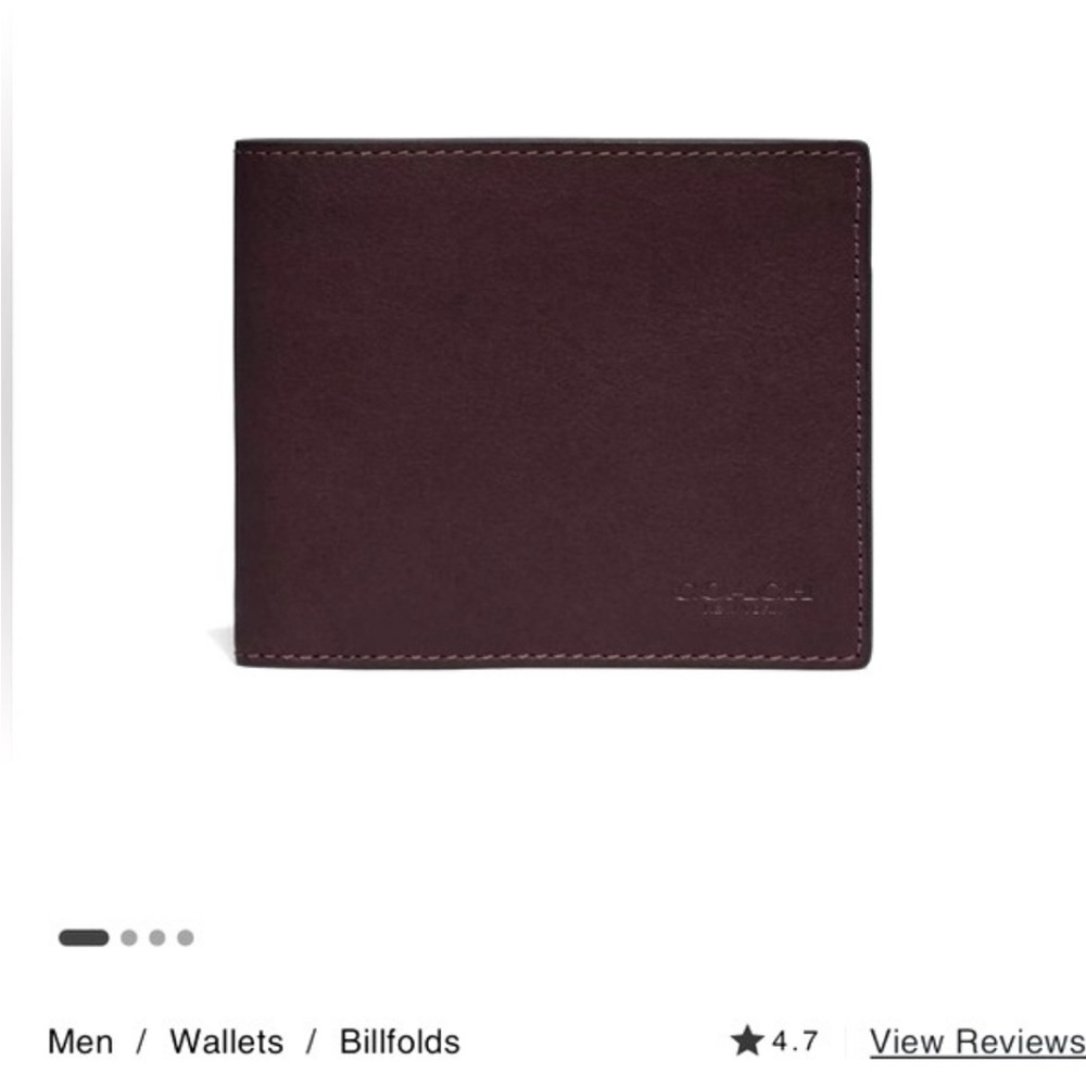 Coach 3-in-1 Men’s Wallet - Sport Calf Leather, NWT - Picture 14 of 17